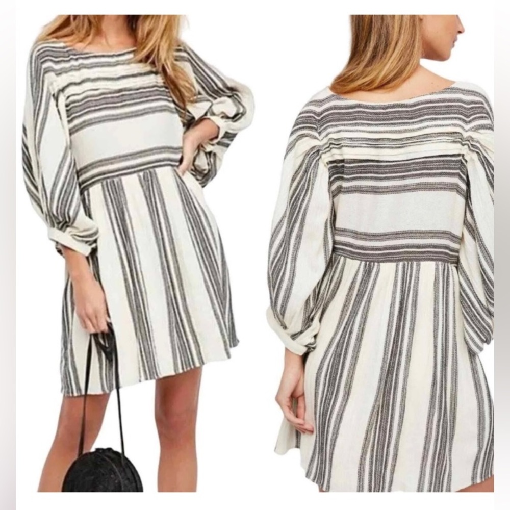 Free People Lilly oversized mini dress NWT